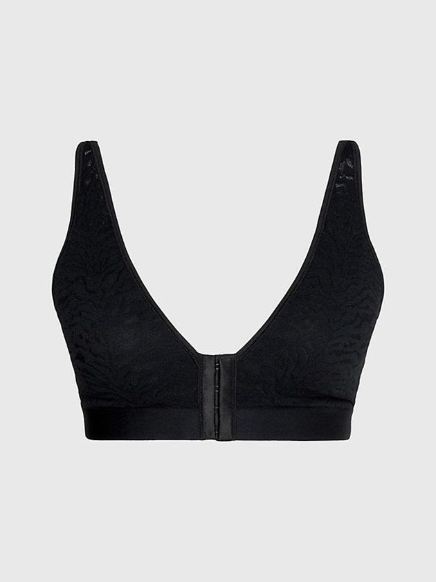 Calvin Klein USA Lace Recovery Womens Bra Black 3489605-AF